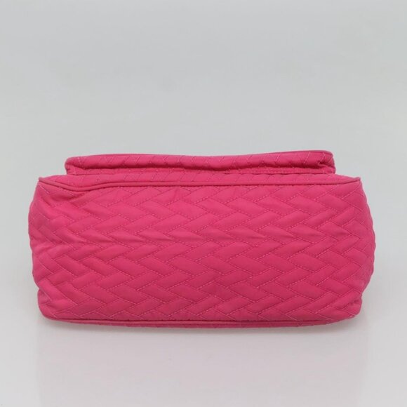 PRADA Chain Shoulder Bag Nylon Pink Auth - Picture 6 of 16